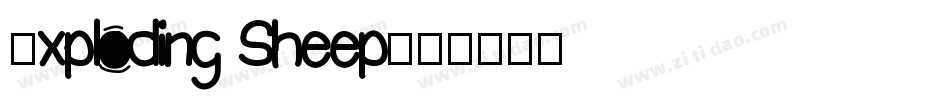 Exploding Sheep字体转换